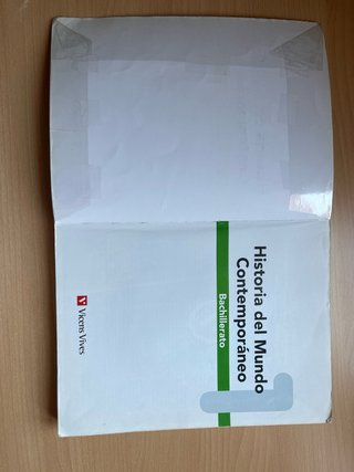 Libro de Historia del mundo contemporáneo 1º bach