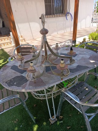 Lámpara de techo estilo modernista,