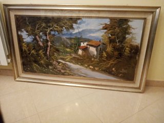 Quadro olio su tela