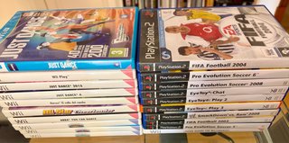Lote 20 juegos PS2 y Wii: FIFA, Just Dance, PES