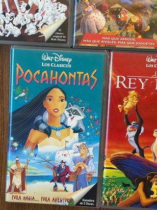 Lote 5 Películas Disney VHS Clásicos