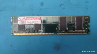 RAM Samsung e Data  256MB DDR PC2700 CL2.5 x2
