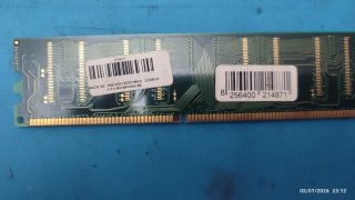 RAM Samsung e Data  256MB DDR PC2700 CL2.5 x2