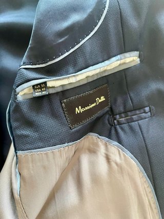 Americana BlazerMassimo Dutti azul marino talla 50