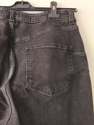 Pantalones vaqueros negros mujer flare