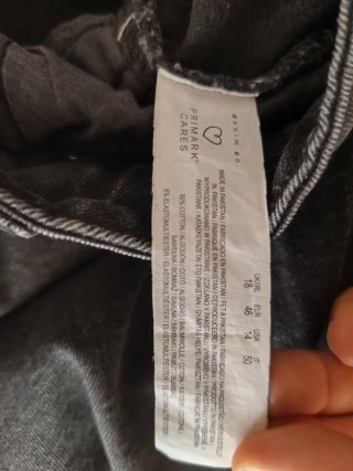 Pantalones vaqueros negros mujer flare