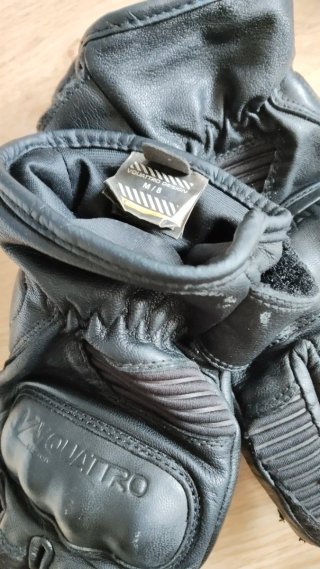 Guantes Moto Cuero Talla M