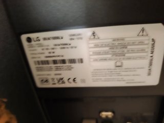Televisión Smart TV Negra