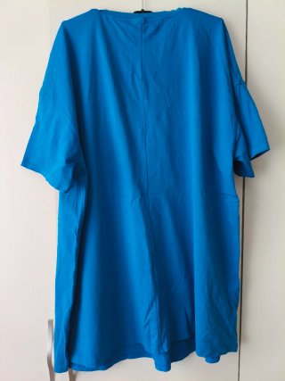 Vestido de verano mujer azul talla XXL