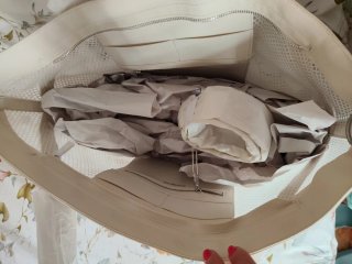 Bolso Desigual Beige Grande Malla Nuevo