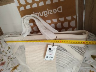 Bolso Desigual Beige Grande Malla Nuevo