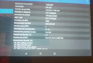 Tablet  10.1 pulgadas Negra .Genérica OEM