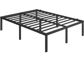 Estructura de cama metálica negra