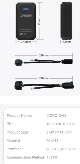 Control Volante CGRC CAN CHIGEE BMW