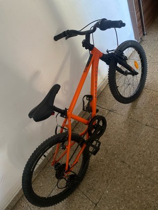 Bicicleta infantil Rockrider naranja