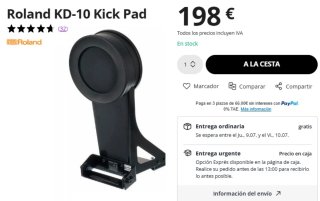 Pad Bombo Roland KD-10 V-Drums