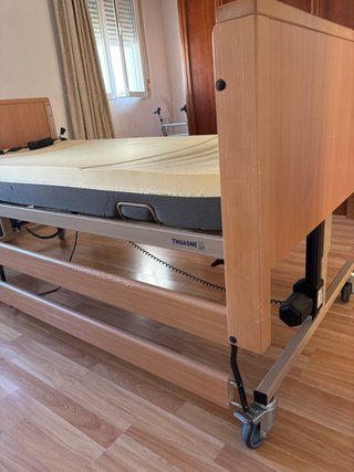 Cama Ortopédica Eléctrica con Colchón Antiescaras