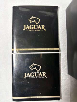Caja Reloj Jaguar Swiss Made Negra