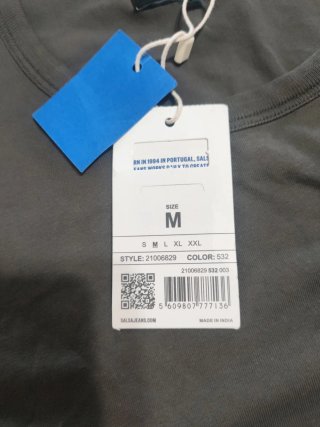 Camiseta Salsa Jeans Gris Talla M