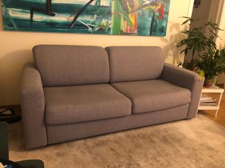 Divano Letto Poltrone&Sofá Grigio