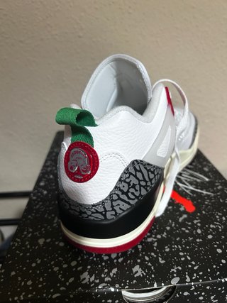 Jordan Zapatillas Blancas y Rojas