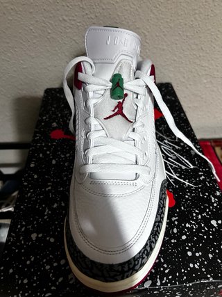 Jordan Zapatillas Blancas y Rojas