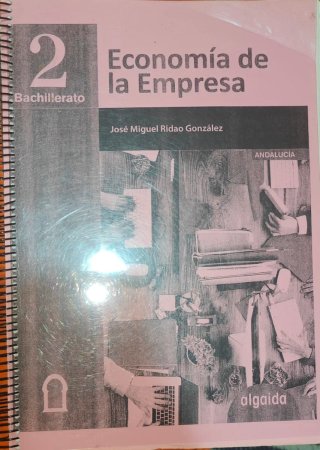 Libro 2 de bachillerato economía de la empresa
