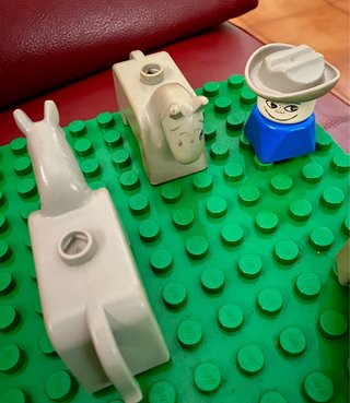 Lotto Duplo Lego Anni '70/'80 Cowboy e Cavalli