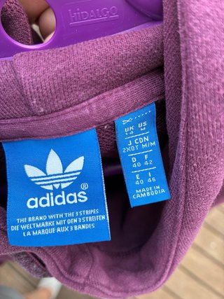 Sudadera Adidas Original Floral Morada