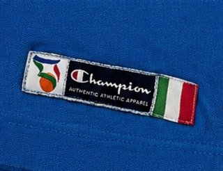 Camiseta de tirantes Champion Italia azul Talla M