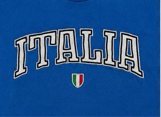Camiseta de tirantes Champion Italia azul Talla M