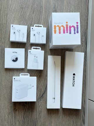 Cajas de productos Apple