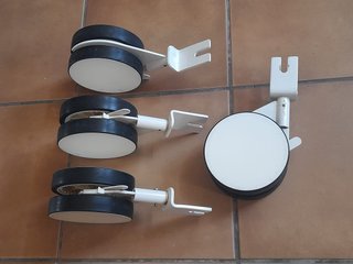 Ruedas Ikea MOSVIK con freno (4 uds)