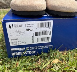 Birkenstock Bege Suede Clogs