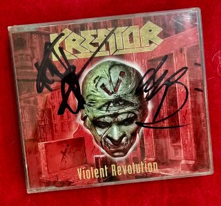 CD Kreator - Violent Revolution Firmado por banda