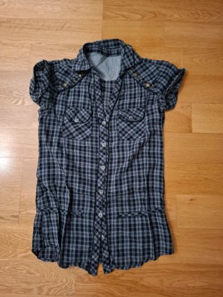 Camisa cuadros mujer