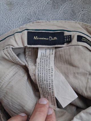 Pantalón Massimo Dutti Beige