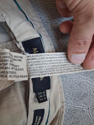 Pantalón Massimo Dutti Beige