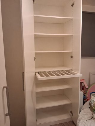 Armario esquinero blanco Ikea