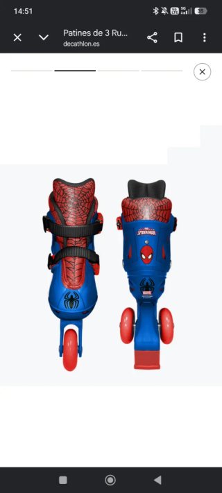 Patines Spiderman