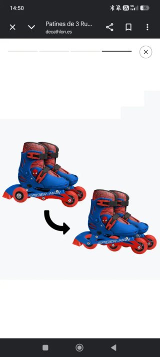 Patines Spiderman