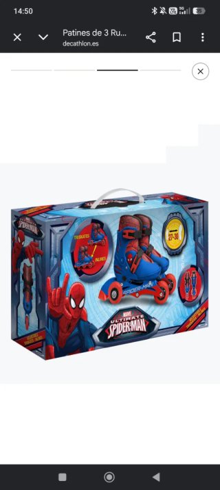 Patines Spiderman
