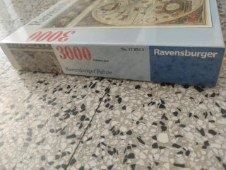 Puzzle Ravensburger 3000 Antico mappamondo 1665