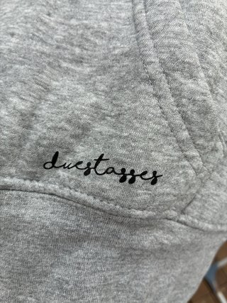 Sudadera gris con estampado de panda