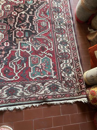Tappeto Heriz Iraniano Fatto a Mano 295 x 160