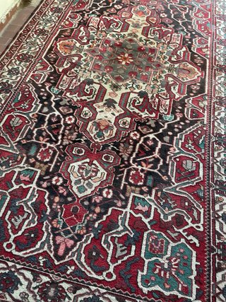 Tappeto Heriz Iraniano Fatto a Mano 295 x 160