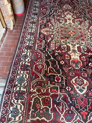 Tappeto Heriz Iraniano Fatto a Mano 295 x 160