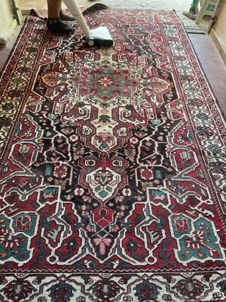 Tappeto Heriz Iraniano Fatto a Mano 295 x 160
