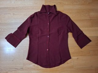 Camisa de mujer color vino