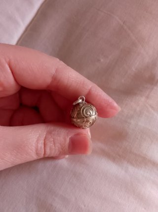 Llamador de ángel de plata